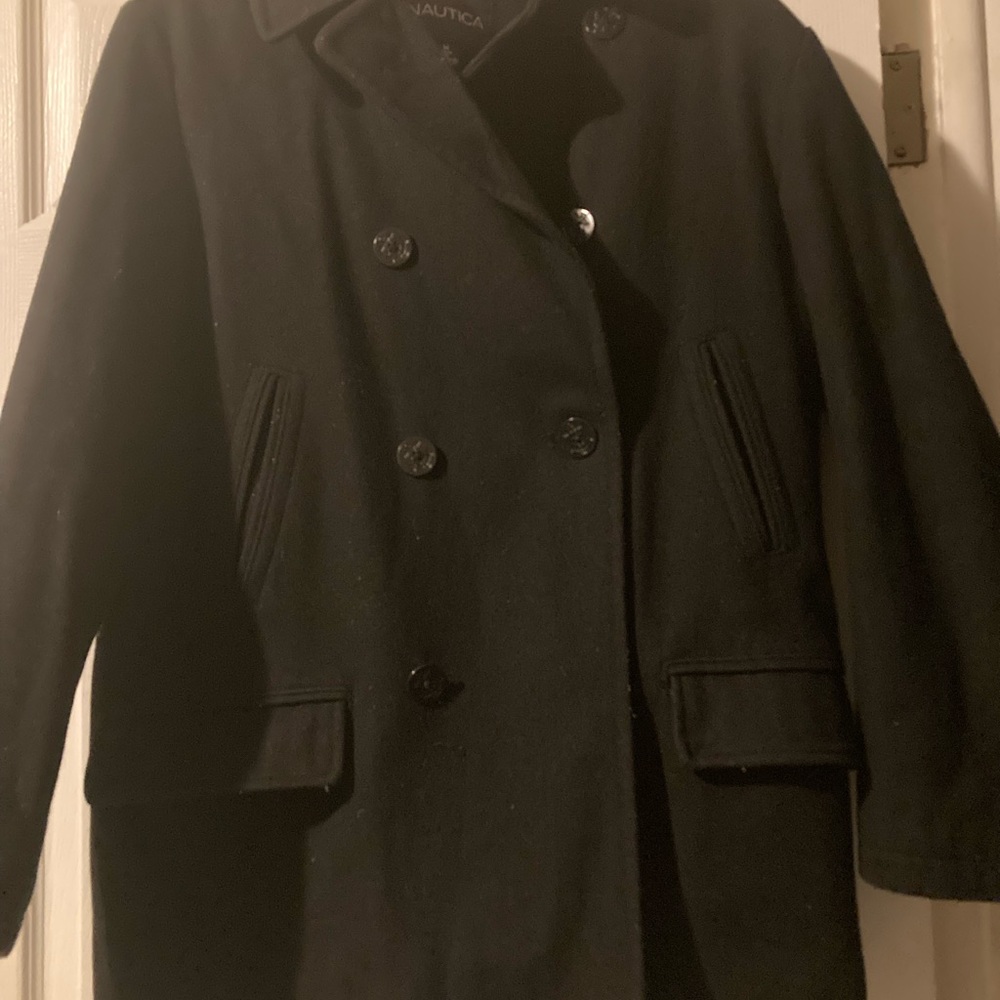 Men’s medium peacoat by Nautica